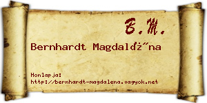Bernhardt Magdaléna névjegykártya